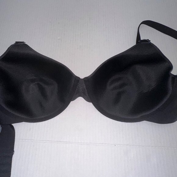 Bali 42C Black Ultimate Smoothing Lightweight‎ T-Shirt Underwire Bra DF4481 - Picture 7 of 7